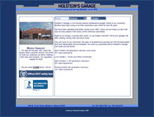 Tablet Screenshot of holsteinsgarage.com